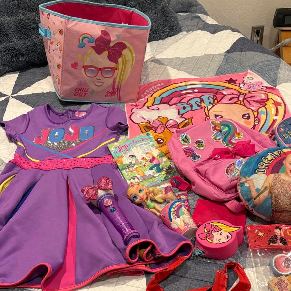 JoJo Siwa Pink and Purple Doll Accessory Set